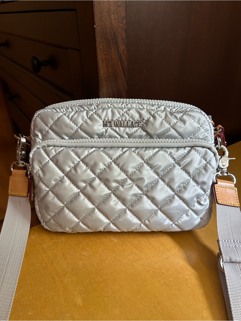 Mz Wallace Camera Bag in Oyster